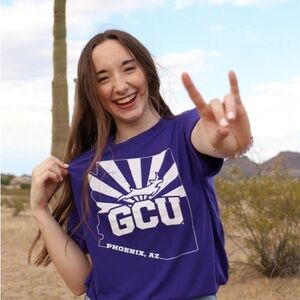 Grand Canyon University Purple Short Sleeve Tee